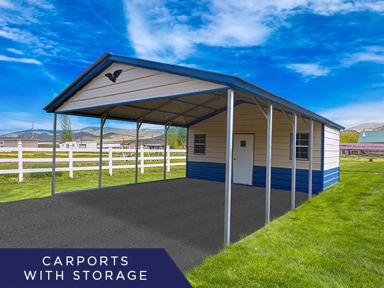 Metal Carports With Storage